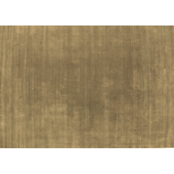 Ahgly Company Indoor Rectangle Abstract Brown Contemporary Area Rugs, 6' x 9'