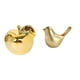 thumbnail image 1 of Escultura de fruta, figura de cerámica, decoración, colección, artesanía, delicado adorno, pájaros dorados, estatua de animal, decoración moderna para, 1 of 8
