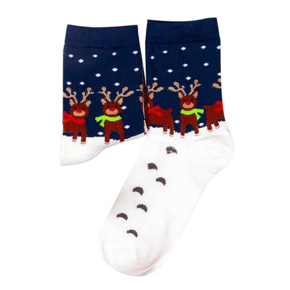 Christmas Socks for Women Christmas Printed Mid Tube Stockings Women's Stockings Festive Socks