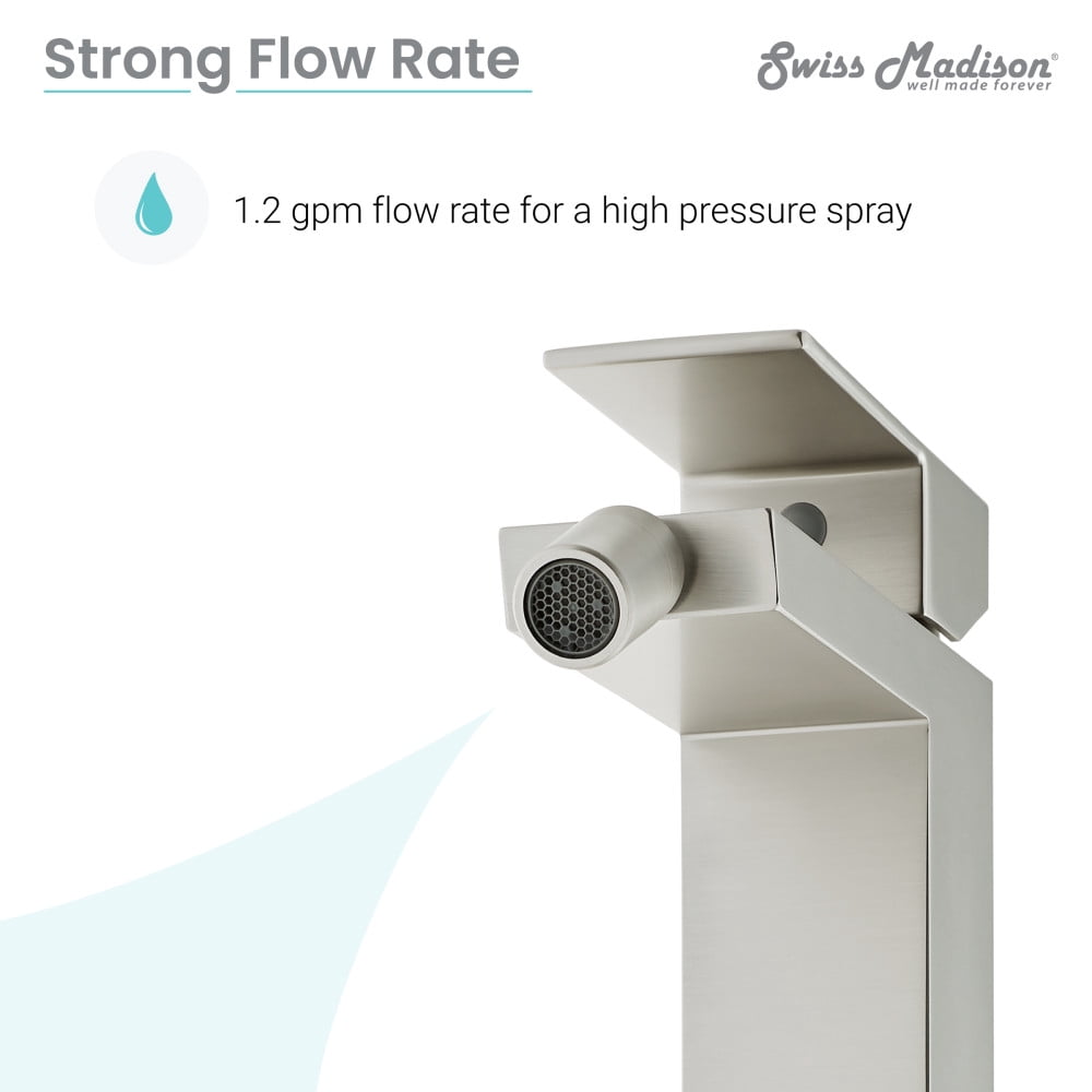 Concorde Bidet Faucet in Nickel