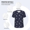 thumbnail image 4 of Balery Anchor Baseball Jersey for Men Casual Button Down Shirts Short Sleeve Active Team Sports Uniform-XX-Large, 4 of 9
