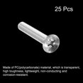 thumbnail image 3 of Unique Bargains M8x50mm Plastic Phillips Machine Screws, PC Flat Head Machine Bolts 25 Pack, 3 of 4
