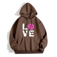 thumbnail image 3 of WCJM Love Volleyball Long Sleeve Hoodie with Pockets for Female Sweatshirt Hoodie Women's Hoodies & Sweatshirts Oversized Hoodie for Women, 3 of 4