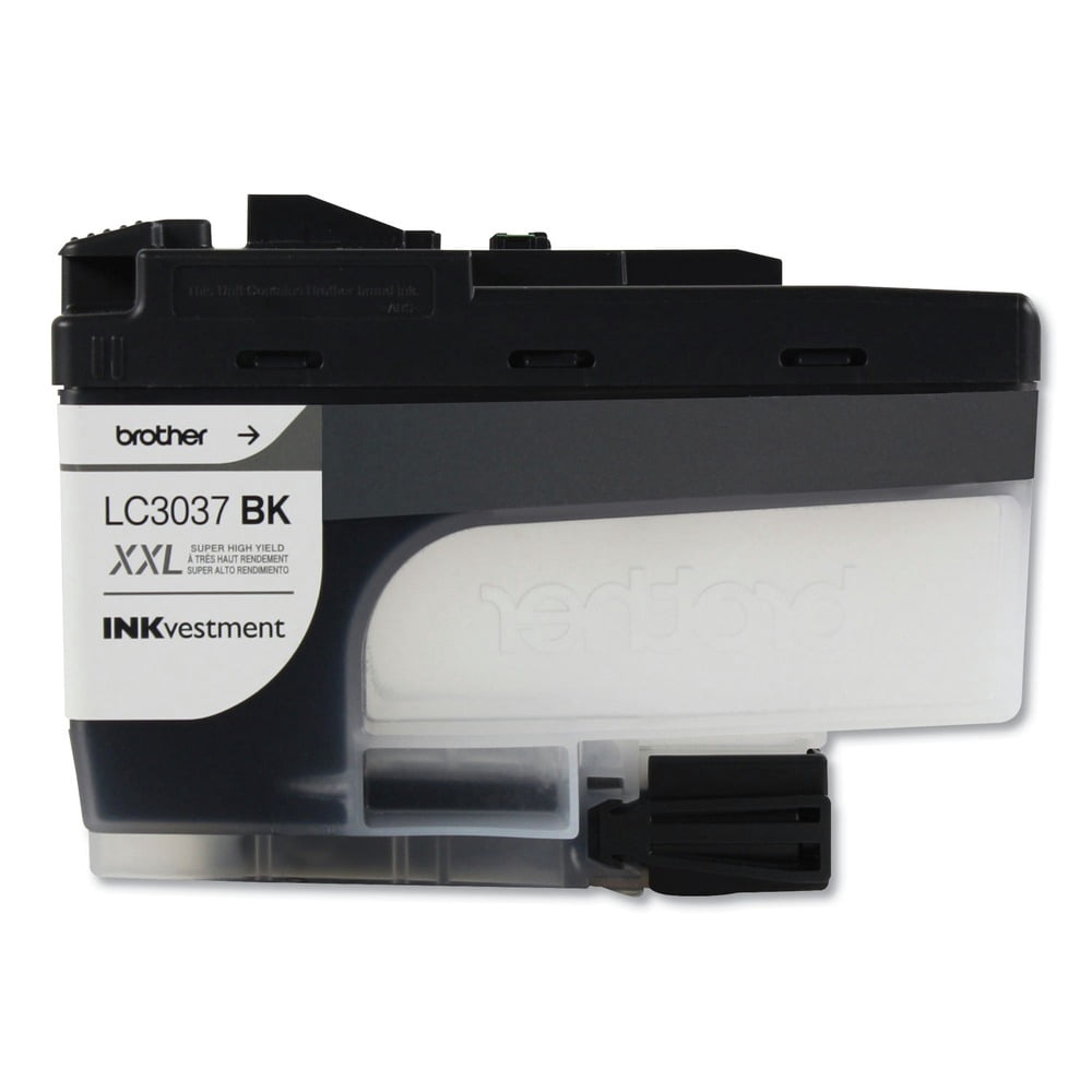 (4 pack) Brother Genuine LC3037BKS High-Yield Black Printer Ink Cartridge