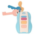 thumbnail image 4 of Kids Simulated Car Keys Cool Sound Music Improve Creativity Early Educational Remote Key Toy Blue, 4 of 14