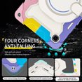 thumbnail image 2 of FJLBDE Case for Samsung Galaxy Tab A7 Lite 8.7 Inch 2021 SM-T220/T225/T227 with 360 Kickstand, Shoulder Strap Carrying Protective Cover, Multicolor Pink, 2 of 6