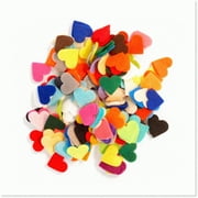Heartfelt Delights: 1" Felt Hearts - 200pc Mixed Color Pack