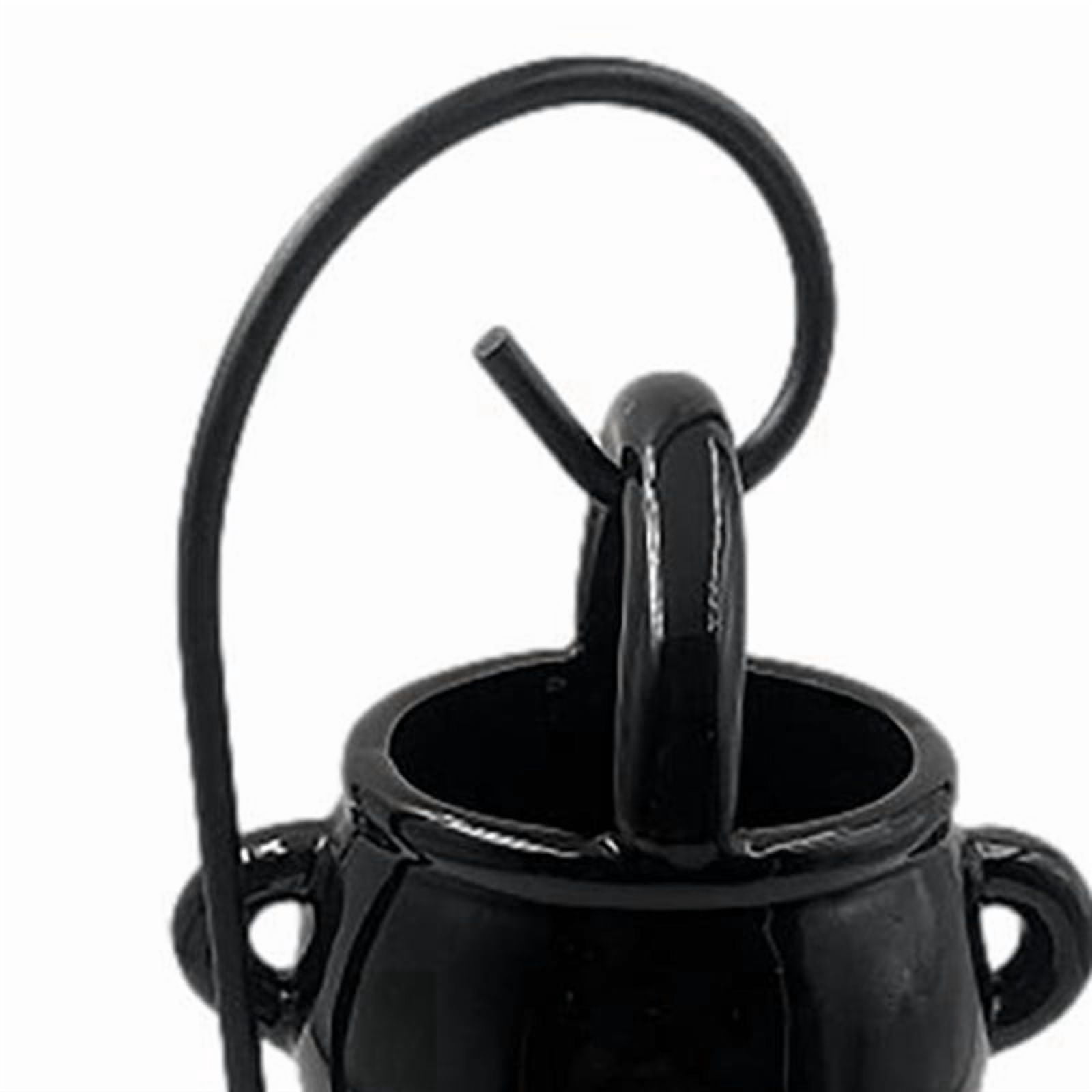 2X Hanging Cauldron Wax Burner Witch Caldron Pot Candle Holder Essential Oil Incense Aroma Diffuser Candle Tealight