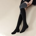 thumbnail image 5 of Nmnitkp Women's Cable Knit Thigh High Socks Over Knee High Long Leg Stockings Extra Long Winter Long Boot Leg Warmers Breathable and Antibacterial Womens Socks, 5 of 5