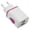 EU Purple, variant on Usb Wall Charger,Double Port Cube Power Adapter,Charger Plug Block Charging Box,Double Port Wall Charging Adapter,Portable Usb Wall Charger Replacement for Most Smartphones and Tablets,US Red