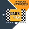 thumbnail image 2 of Magnet Me Up Dad's Taxi Service Magnet Decal, 5x8 Inches, Vinyl Automotive Magnet, 2 of 7