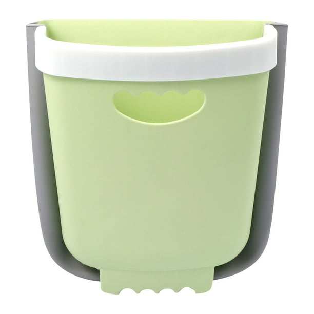 1 cubo de basura plegable para cocina, grande y grueso, para el hogar.