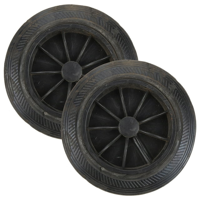 2pcs Garbage Bin Wheels Replacement Trash Can Wheels Garbage Can Accessories