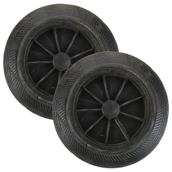 2pcs Garbage Bin Wheels Replacement Trash Can Wheels Garbage Can Accessories