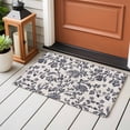 thumbnail image 5 of Spring Flowers Entryway Rug 2x3 Area Rug Washable Indoor Doormat Small Bathroom Rugs Low Pile Accent Throw Rugs Farmhouse Dark Blue Pastoral Floral Leaf Floor Carpet for Kitchen Bedroom Entrance, 5 of 9