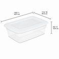 thumbnail image 4 of Sterilite 11.4 L Storage Box- White, 11.4L, 4 of 4