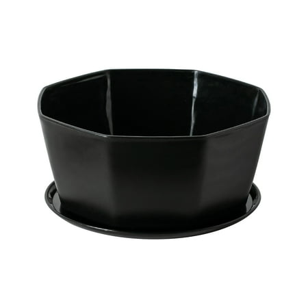 Plastic Plant Pots For Plants With Saucers Indoor Set Of 1 Plastic Planters Modern Flower Pot With Hole For All House Plants Herbs Flowers And Seeding Nursery