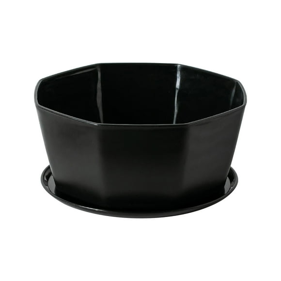 Deals of The Week Grocery! Plastic Plant Pots for Plants with Saucers Indoor Set of 1 Plastic Planters Modern Flower Pot with Hole for All House Plants Herbs Flowers and Seeding Nursery Clearance Sale