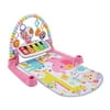 Fisher-Price Deluxe Kick 'n Play Musical Piano Gym with Soft Mat, Pink