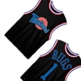thumbnail image 5 of Space Jam Mens Tank Top, TuneSquad Bugs Bunny Tank Top Jersey Black – L, 5 of 5