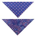 thumbnail image 1 of Paquete de 2 bandanas para perros del 4 de julio, suministros para fiestas para perros del Día de la Independencia, bufanda triangular para mascotas, pañuelo para la cabeza para mascotas, 1 of 5