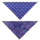 thumbnail image 1 of Paquete de 2 bandanas para perros del 4 de julio, suministros para fiestas para perros del Día de la Independencia, bufanda triangular para mascotas, pañuelo para la cabeza para mascotas, 1 of 5