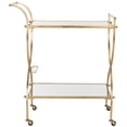 thumbnail image 2 of SAFAVIEH Lucretius Bar Cart Gold / Mirror, 2 of 5