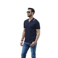 thumbnail image 4 of Iceglad Men's Knit Polo Shirts Cotton Short Sleeve Casual Collared Vintage Shirts Classic Fit Soft Shirts, 4 of 13