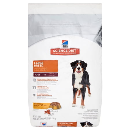 UPC 052742886206 product image for Hill's Science Diet Adult Large Breed Chicken & Barley Recipe Dry Dog Food, 17.5 | upcitemdb.com