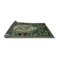 thumbnail image 2 of Ahgly Company Indoor Rectangle Medallion Light Blue French Area Rugs, 2' x 5', 2 of 4