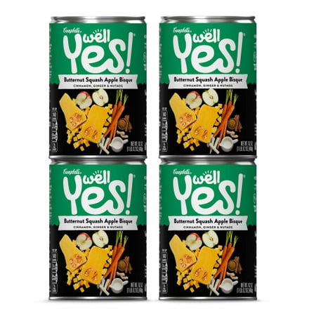 Campbell's Well Yes! Butternut Squash Apple Bisque, 16.2 oz. Can (Pack of