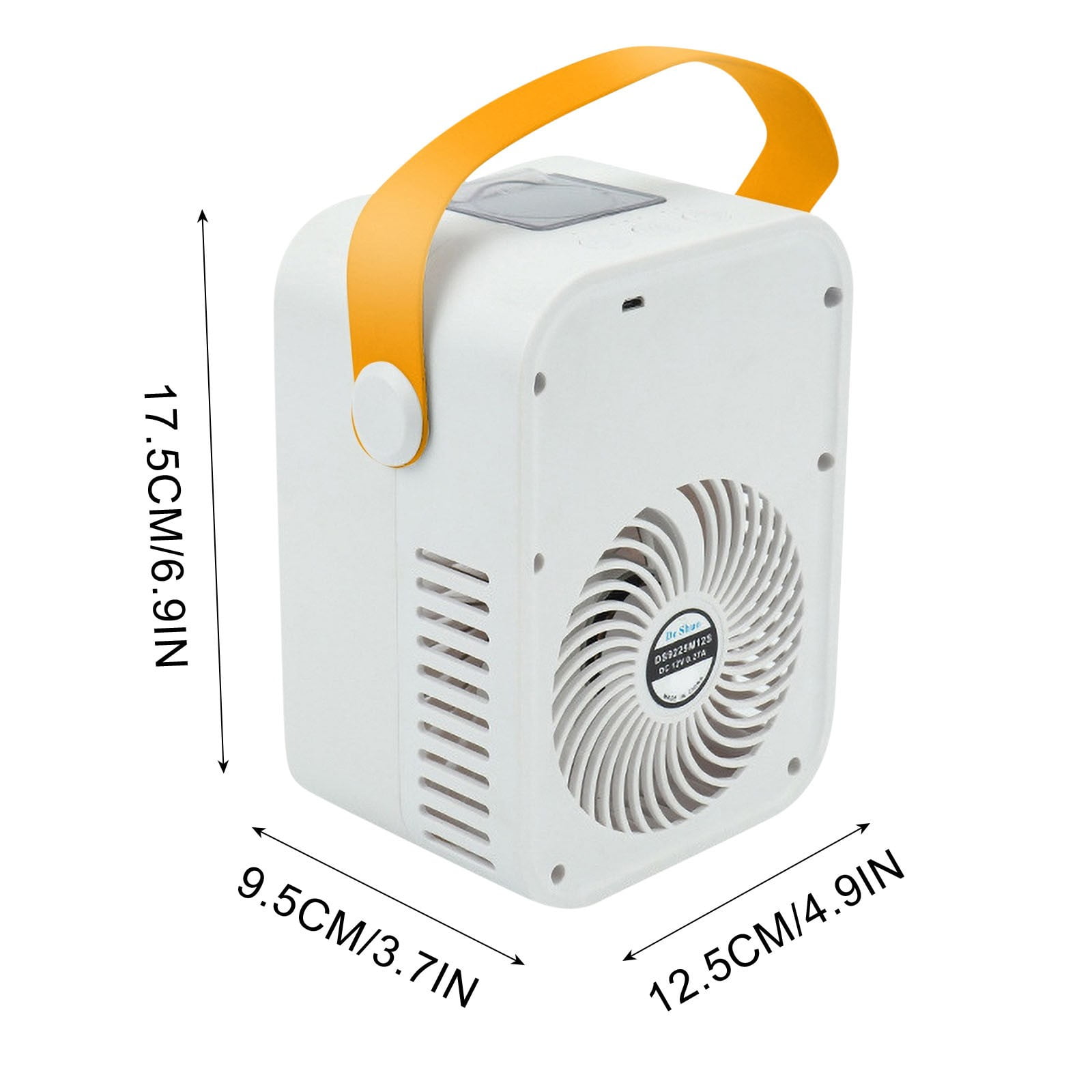 Deeceymbur Customizable Color Portable AC – 3-Speed 7-Color Evaporative Fan, 300ML Tank for Unique Room/Office Decor