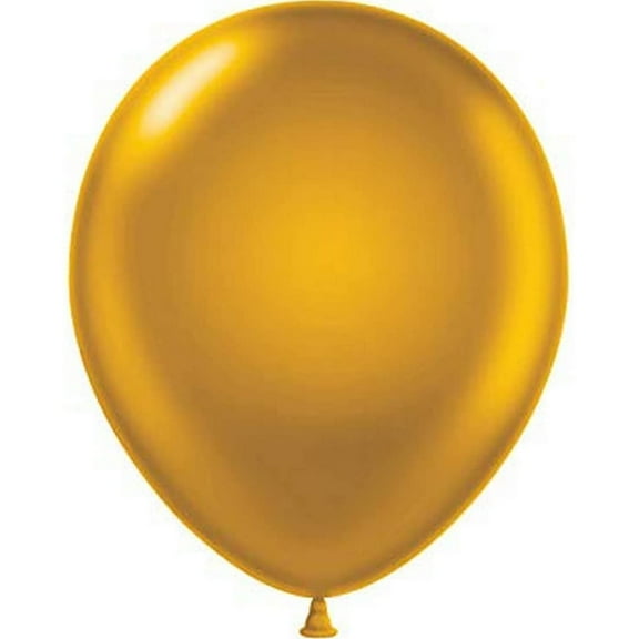 Tuf-Tex 5" Gold Latex Balloons (50 Ct)