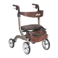 thumbnail image 4 of Drive Medical Rollator Nitro DLX Léger à Direction Facile Réglable, Champagne, 4 of 5