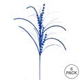 thumbnail image 3 of Vickerman 29" Blue Glitter Harvest Artificial Christmas Spray. Includes 6 sprays per pack., 3 of 3