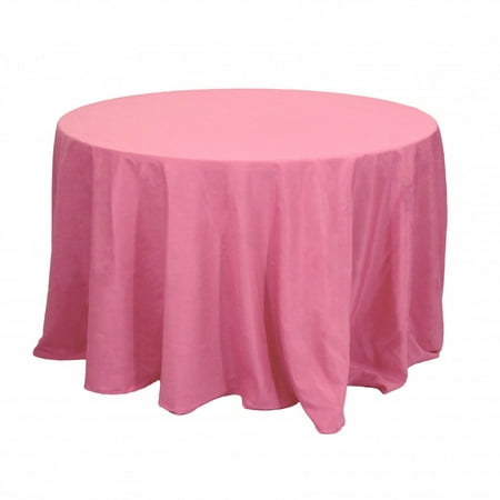 polyester round koyal tablecloth wholesale pink walmart