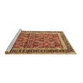 thumbnail image 2 of Ahgly Company Machine Washable Indoor Round Persian Brown Traditional Area Rugs, 7' Round, 2 of 4