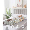 thumbnail image 4 of Vintage Blue Yellow Body Pillow Covers, Spring Enchanted Garden Florals Soft Bed Throw Pillowcases Breathable Cooling Long Lumbar Body Pillow Sham Cover for Bed Sofa 20''x54'', 4 of 7