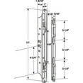 thumbnail image 2 of Prime-Line E 2474 Multi-Point Mortise Latch and , 12 In. Mounting Holes (Single Pack), 2 of 3
