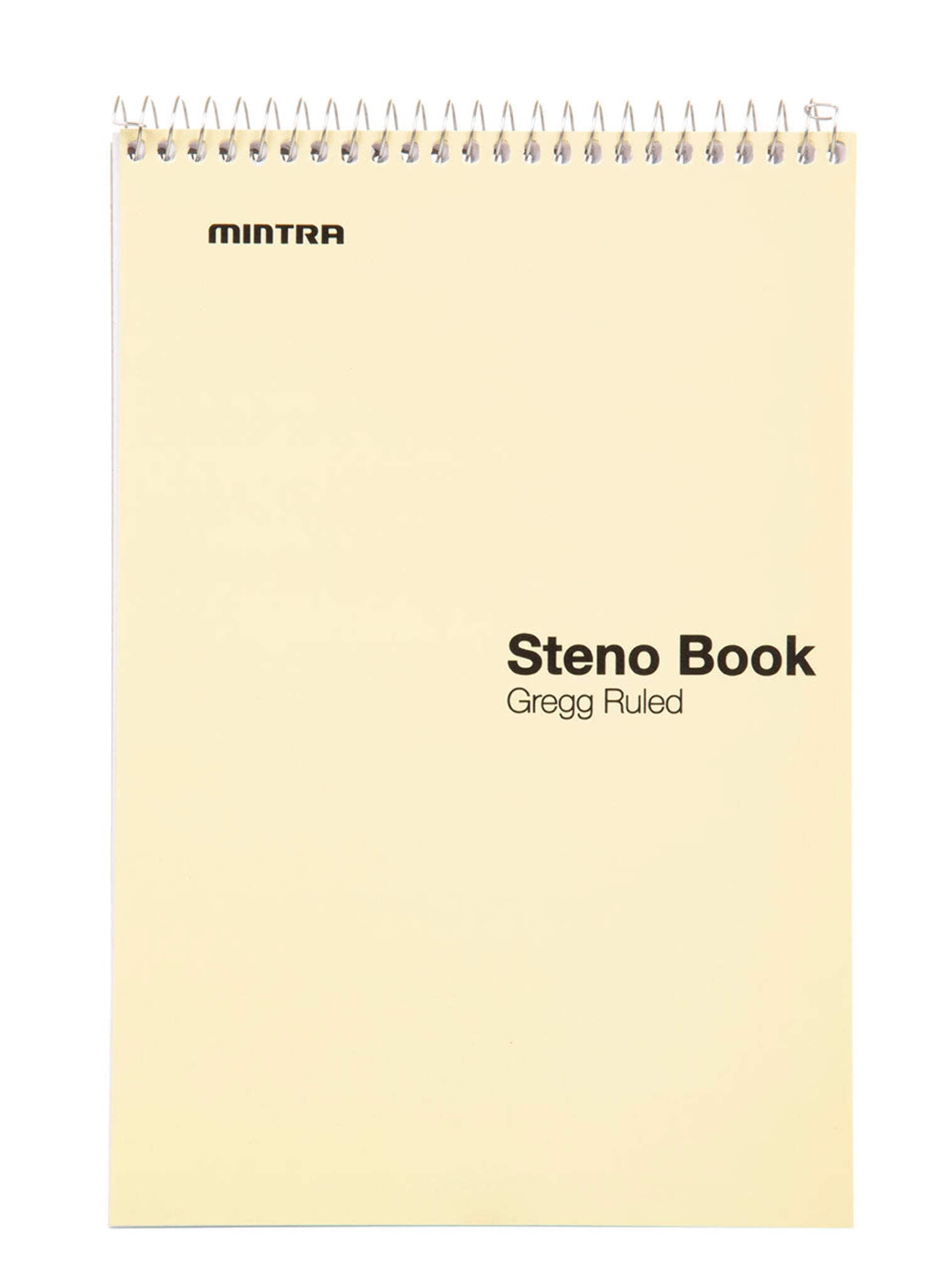 Mintra Office Steno Books (Pastel Colors 4pk - Green Tint Paper, Gregg Ruled)