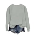 thumbnail image 3 of Jinhomg Fall Sweatshirt for Women Plus Size Cute Football Graphic Pullover Tops Casual Comfy Long Sleeve Crewneck Holiday Sweatshirts Spring Saving Today Gray XXXL, 3 of 4