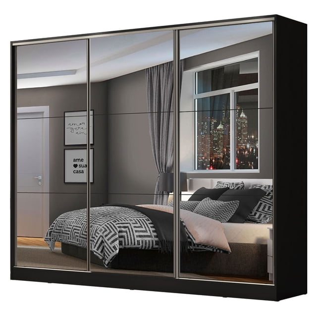 Ropero Closet Madesa 3 Puertas 3 Espejo NN