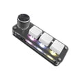 thumbnail image 1 of Keyboard Upgrade Parts Portable RGB LED for Keyboard With Knob USB MacOS Gaming Switch Programming White, 1 of 9