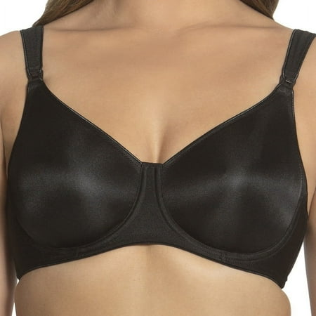 Dominique Women s Nanette Everyday Seamless Comfort Nursing Bra (30B-44G) #7600 - Black - 44D
