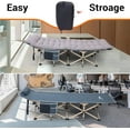 thumbnail image 6 of Heated Cot With Battery, Heated Camping Cots, Camping Cots with Mattress, for Adults, Folding Cot, with Pillow, Carry Bag & Storage Pocket, Extra Wide Sturdy, Holds Up to 500 Lbs (2 Pack, Grey), 6 of 15