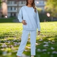 thumbnail image 2 of Diufon Sweatsuit Set for Women Fall Winter Long Sleeve Basic Tops and Pants Tracksuit Lounge Sets with Pockets, 2 of 7
