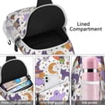 thumbnail image 4 of Sling Backpack,Halloween Cute Trick or Treat Characters Sling Bag with Water Bottle Holder,Waterproof Sling Bag for Men/Women with Headphone Jack for Hiking,Travel, 4 of 6