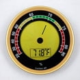 Western Humidor Caliber 4R Hygrometer and Thermometer Humidity Reader