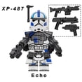 thumbnail image 3 of Clone Wars Trooper Fives Echo Dogam Tup Jesse Rex Kix Hardcase Mini Bloques De Construcción Figuras Juguetes De Regalo, 3 of 4