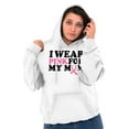 thumbnail image 5 of I Wear Pink For My Mom Support Hoodie Sweatshirt Women Men Brisco Brands X, 5 of 6